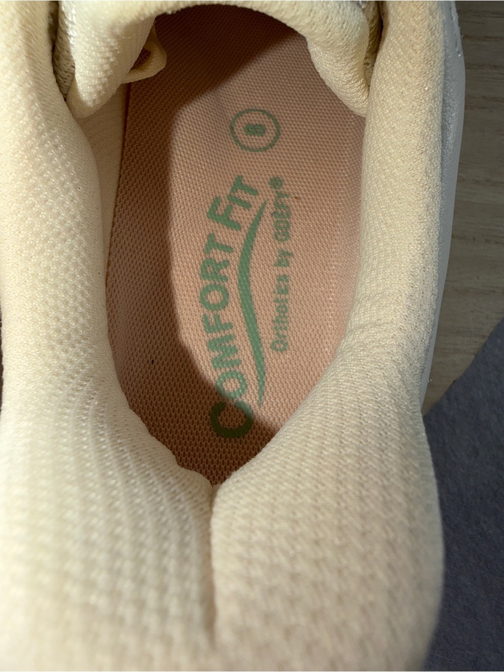 Gravity Defyer Gdefy Energiya Cream Pink Walking Shoe Size 8 - Picture 7 of 9